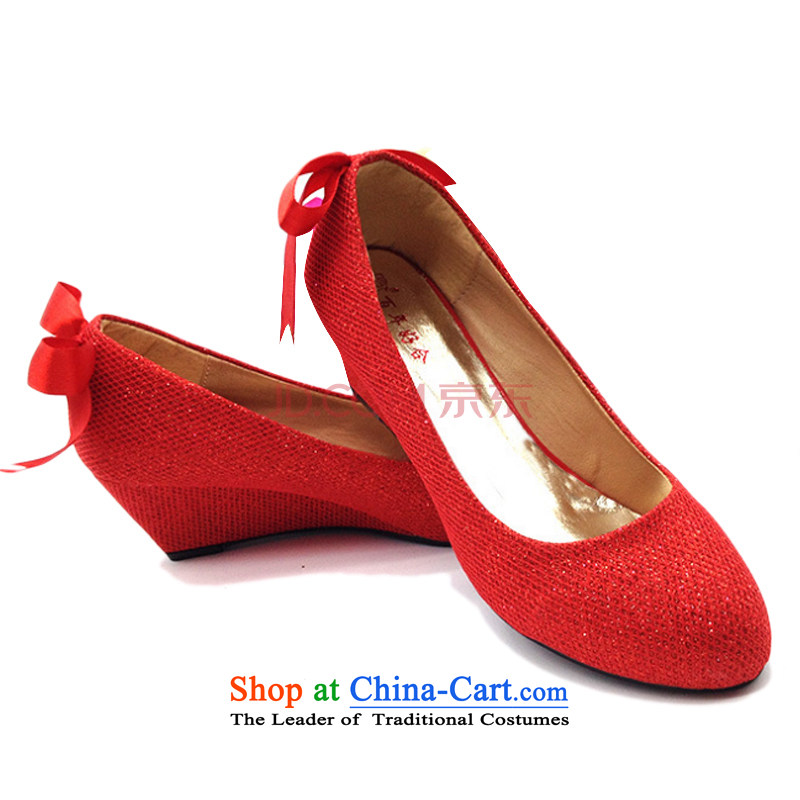 Is small and the Red flat shoes comfortable shoes points female soft bottoms CXY01 CXY07 marriage shoes red 34, is small-mi (LOVELY BEAUTY , , , shopping on the Internet