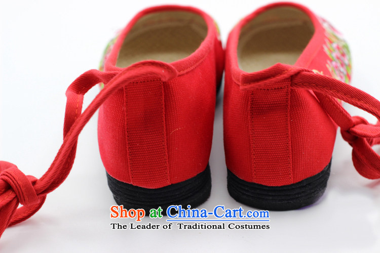 Is small and the old Beijing mesh upper ethnic embroidered shoes ZCA108 womens single red 34 pictures, prices, brand platters! The elections are supplied in the national character of distribution, so action, buy now enjoy more preferential! As soon as possible.