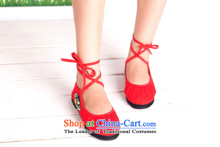 Is small and the old Beijing mesh upper ground strap thousands of embroidered shoes ZCA2012 women - 1 red 36 pictures, prices, brand platters! The elections are supplied in the national character of distribution, so action, buy now enjoy more preferential! As soon as possible.