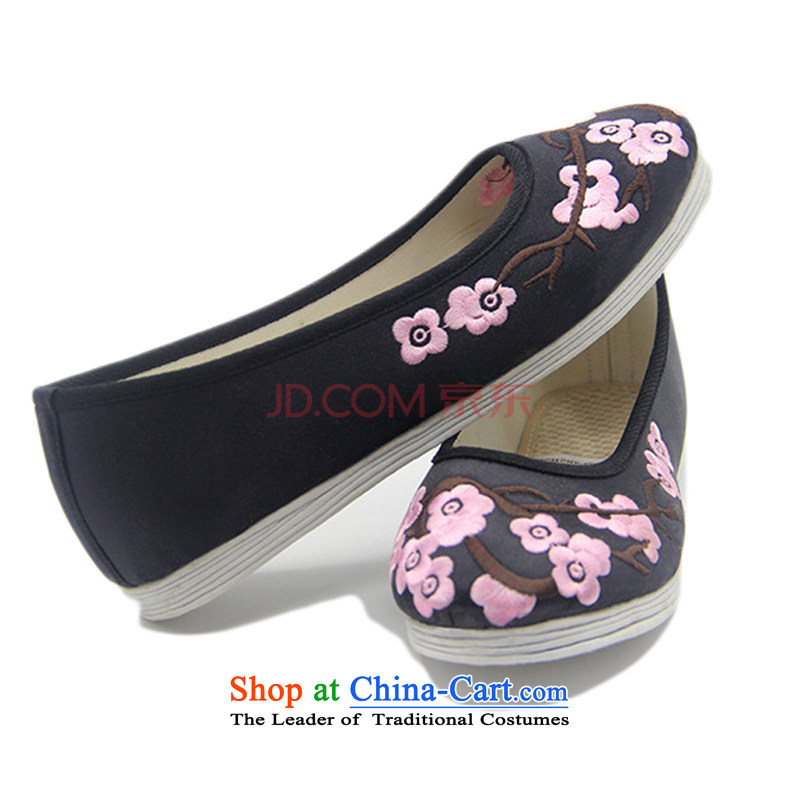 Is small and the old Beijing mesh upper ethnic Phillips-head end of thousands of women embroidered shoes ZCA2038 single black , 40, is a small-mi (LOVELY BEAUTY , , , shopping on the Internet