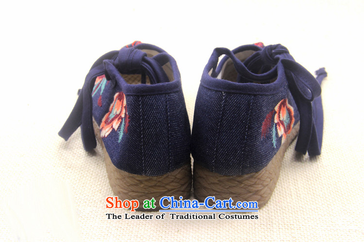 Is small and the ethnic peony embroidery anti-slip thick beef tendon bottom female ZCA628 mesh upper deep blue 36 pictures, prices, brand platters! The elections are supplied in the national character of distribution, so action, buy now enjoy more preferential! As soon as possible.