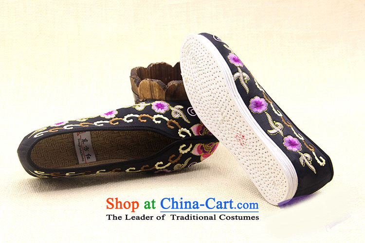 Is small and the bottom layer of thousands of mesh upper Satin gold embroidery ethnic single shoe ZCA801 black 34 pictures, prices, brand platters! The elections are supplied in the national character of distribution, so action, buy now enjoy more preferential! As soon as possible.