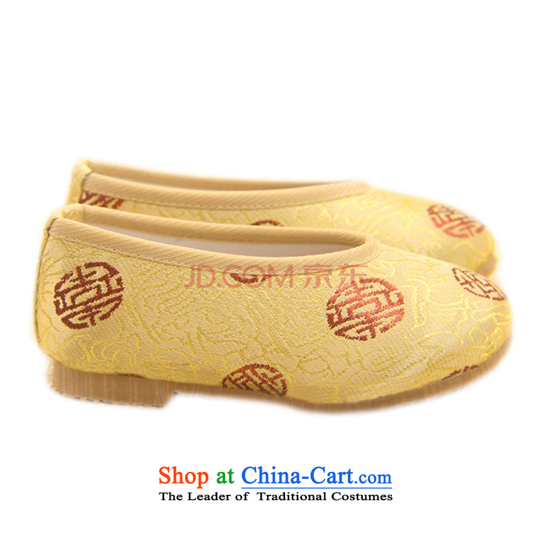 Is small and the ethnic mesh upper boy embroidered shoes ZCA, L3  15, is a small light yellow-mi (LOVELY BEAUTY , , , shopping on the Internet