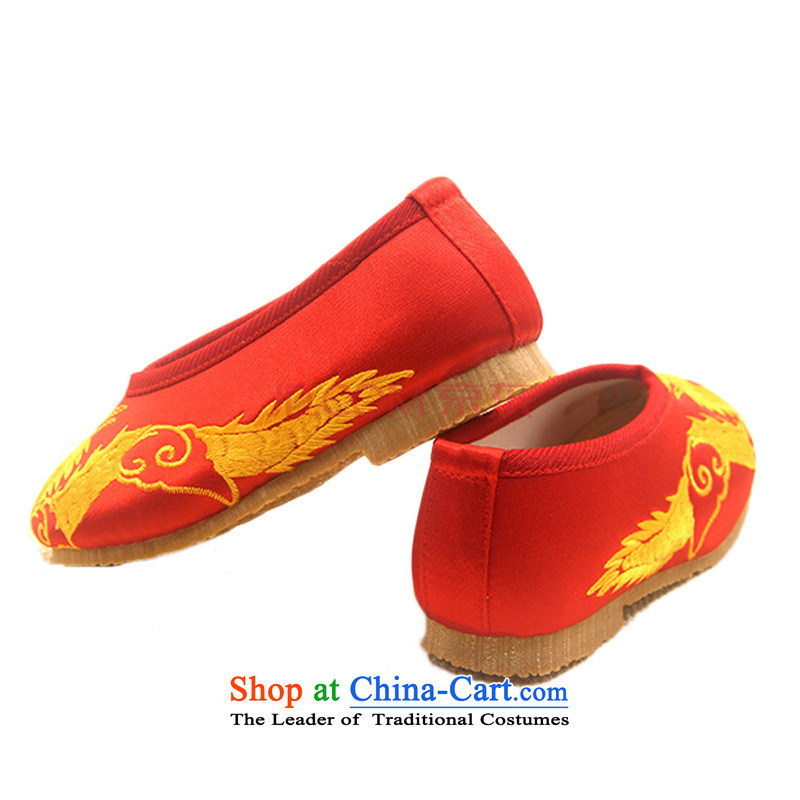 Is small and the mesh upper boy ethnic embroidered shoes bottom beef tendon ZCA01 mesh upper red 18, is small-mi (LOVELY BEAUTY , , , shopping on the Internet