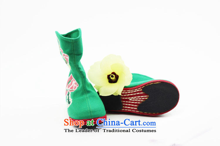 Is small and the ethnic pure cotton cloth shoes thousands of children boots ZCA03 embroidered ground green 21 pictures, prices, brand platters! The elections are supplied in the national character of distribution, so action, buy now enjoy more preferential! As soon as possible.