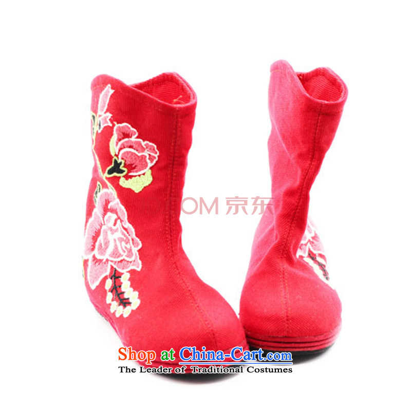 Is small and the ethnic pure cotton cloth shoes thousands of children boots ZCA03 embroidered ground green 21 is small-mi (LOVELY BEAUTY , , , shopping on the Internet