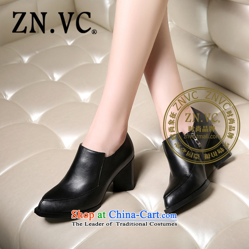 The autumn 2015 western deep znvc port shoes new single women shoes rough the the high-heel shoes simple black Fourth quarter 8420 Black 42,ZN VC,,, · shopping on the Internet