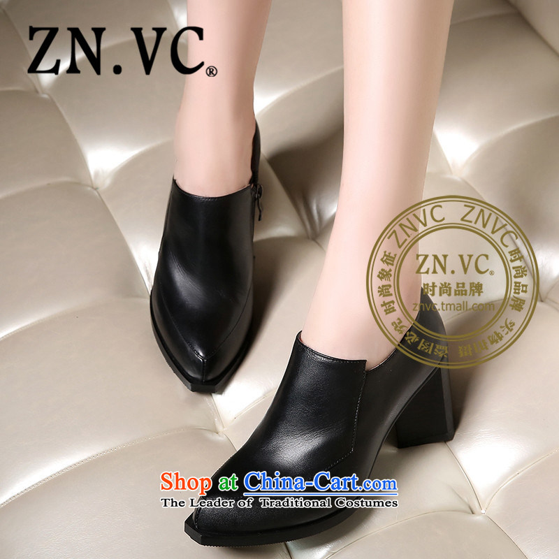 The autumn 2015 western deep znvc port shoes new single women shoes rough the the high-heel shoes simple black Fourth quarter 8420 Black 42,ZN VC,,, · shopping on the Internet