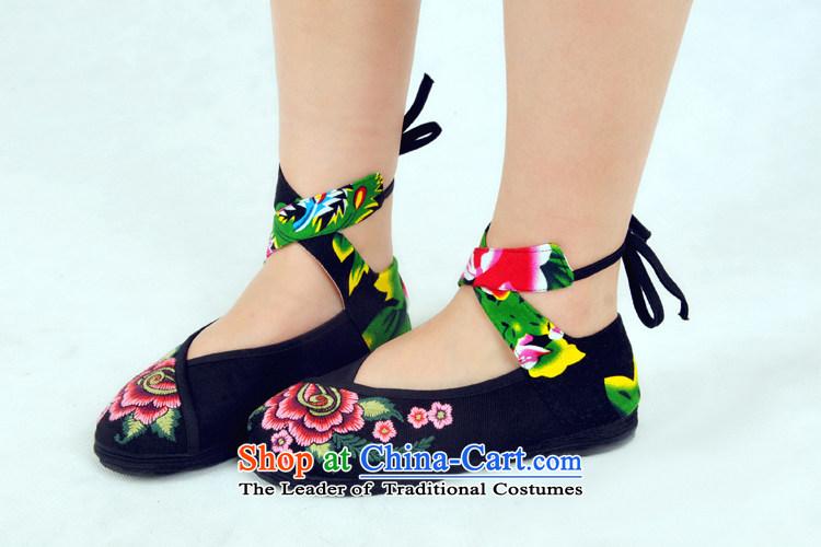 Is small and the old Beijing Mei mesh upper with pure cotton ethnic embroidery womens single shoe ZCA0313 black 39 pictures, prices, brand platters! The elections are supplied in the national character of distribution, so action, buy now enjoy more preferential! As soon as possible.