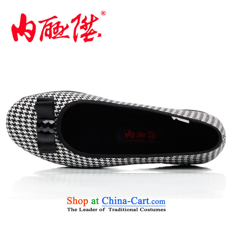 Inline l women shoes mesh upper hand-thousand-layer the sea in stylish and cozy? Old Beijing mesh upper 8706A checkered 36, inline l , , , shopping on the Internet
