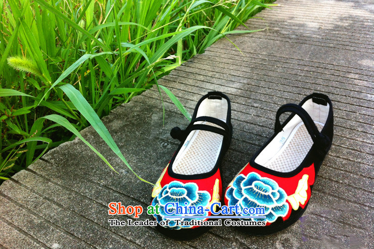 The end of the light of Old Beijing pure cotton breathable mesh upper word embroidered shoes ZCA1317 deduction womens single black 39 pictures, prices, brand platters! The elections are supplied in the national character of distribution, so action, buy now enjoy more preferential! As soon as possible.