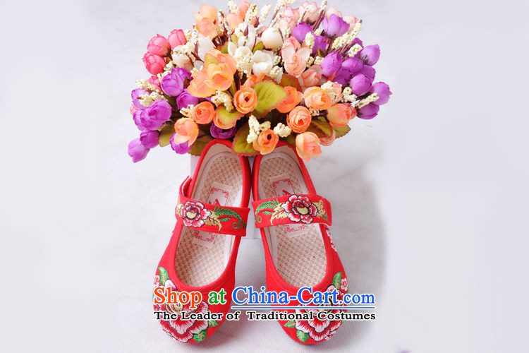 The end of the light of Old Beijing Children embroidered shoes cotton fabric of ethnic Children Dance Shoe ZCA, T-10 Red 18 pictures, prices, brand platters! The elections are supplied in the national character of distribution, so action, buy now enjoy more preferential! As soon as possible.