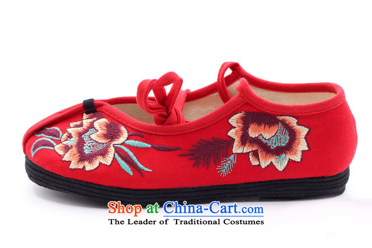 The end of the light of Old Beijing mesh upper ethnic embroidery pure cotton thousands of women's shoes ZCA11 bottom red 34 pictures, prices, brand platters! The elections are supplied in the national character of distribution, so action, buy now enjoy more preferential! As soon as possible.