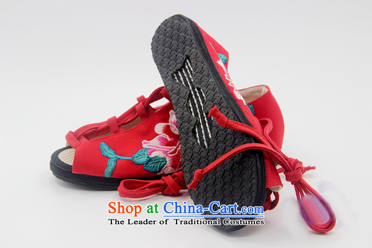 The end of the light of Old Beijing ethnic embroidery of mesh upper with Gigabit Layer bottom sandals ZCA015 black 36 pictures, prices, brand platters! The elections are supplied in the national character of distribution, so action, buy now enjoy more preferential! As soon as possible.