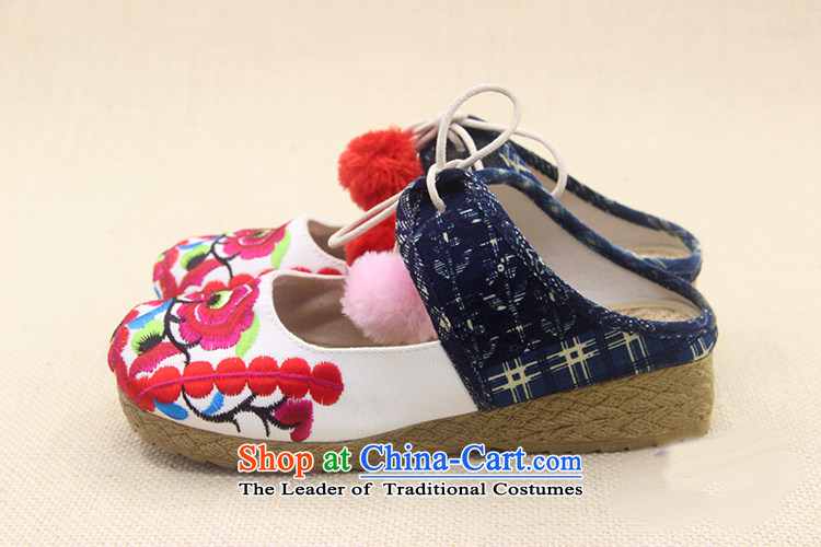 The end of the light of ethnic embroidered slippers ZCA666 Baotou female dark blue 39 pictures, prices, brand platters! The elections are supplied in the national character of distribution, so action, buy now enjoy more preferential! As soon as possible.