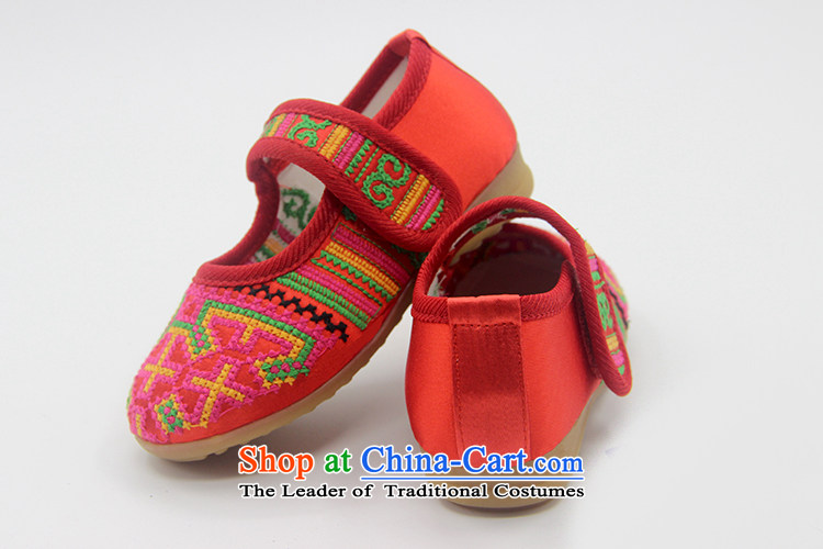 The end of the light of ethnic children cross embroidered home Dance Shoe beef tendon ZCA023 red 21 pictures, prices, brand platters! The elections are supplied in the national character of distribution, so action, buy now enjoy more preferential! As soon as possible.