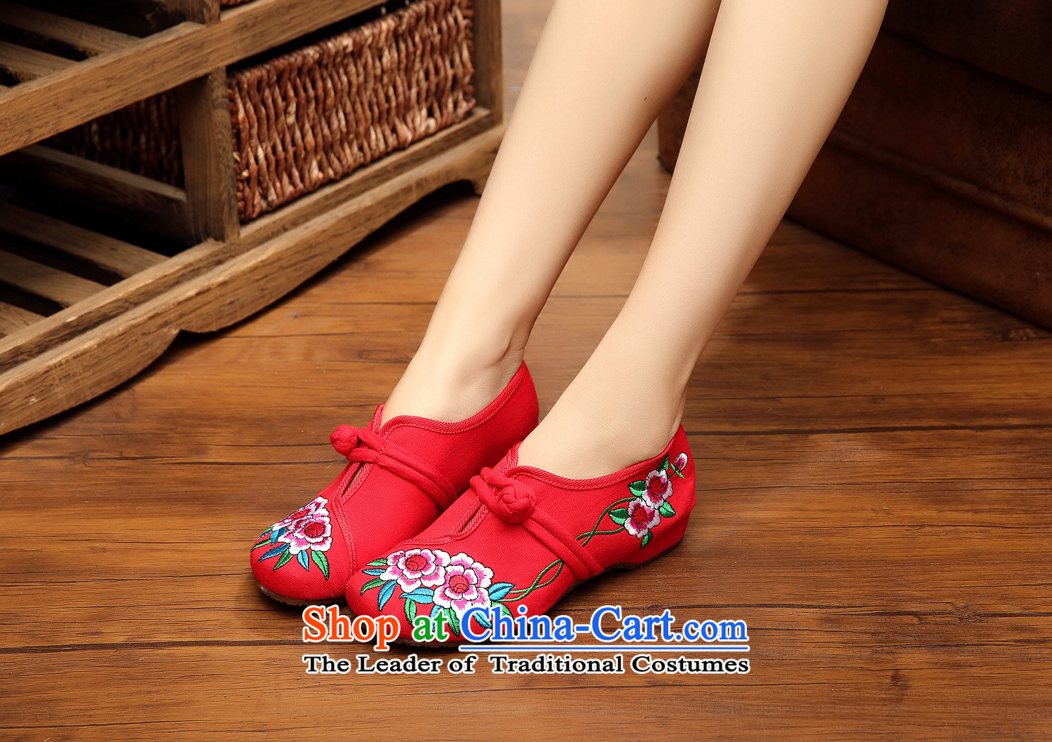 2015 Autumn and winter new high-help two flowers in spring and autumn foot of leisure walk embroidery old Beijing beef tendon bottom mesh upper womens single shoe xhx red 39 pictures, prices, brand platters! The elections are supplied in the national character of distribution, so action, buy now enjoy more preferential! As soon as possible.