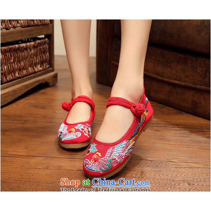 The Youth Pre-employment Training 2015 Old Beijing women shoes embroidered womens single shoes, casual beef tendon bottom of ethnic travel shoes xhx black 36, Charles (CHANVENUEL) , , , shopping on the Internet