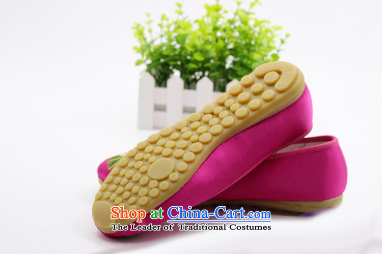 Is small and the old Beijing mesh upper ethnic Mudan embroidery beef tendon bottom womens single shoe ZCA002 Cherry Red 35 pictures, prices, brand platters! The elections are supplied in the national character of distribution, so action, buy now enjoy more preferential! As soon as possible.