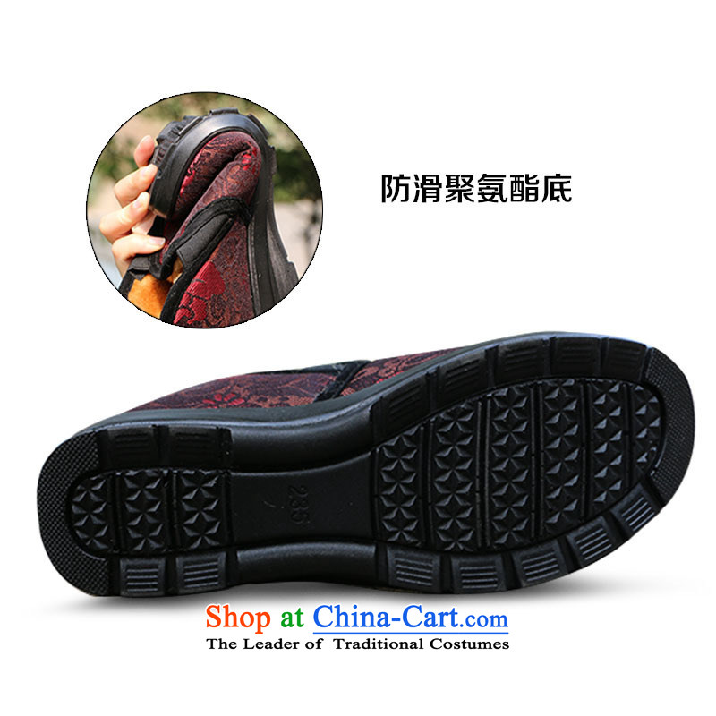 Yan Ching winter new old Beijing cotton shoes female warm thick sock anti-slip mother shoe older persons grandma shoes filial cotton boots W108 Extremity W108 Extremity red curry color 35 Xin W109 Definition , , , shopping on the Internet