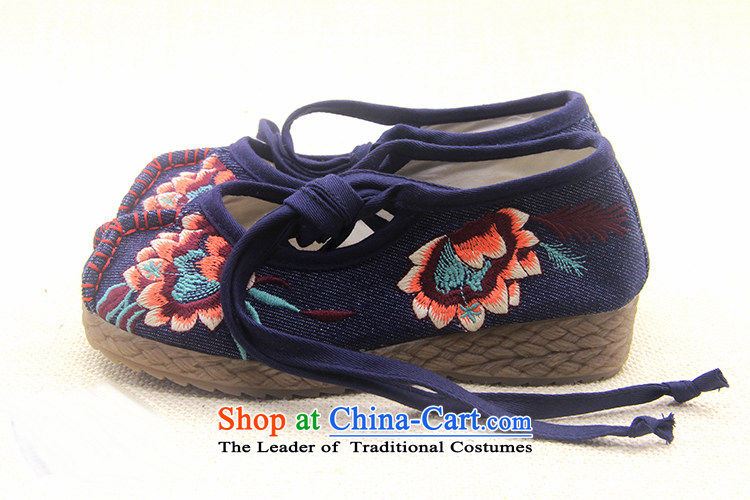 Is small and the ethnic peony embroidery anti-slip thick beef tendon bottom female ZCA628 mesh upper deep blue 39 pictures, prices, brand platters! The elections are supplied in the national character of distribution, so action, buy now enjoy more preferential! As soon as possible.