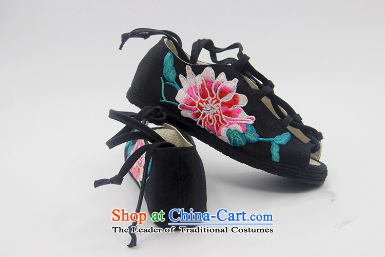 Is small and the ethnic embroidered with old Beijing ZCA015 sandals black 40 mesh upper picture, prices, brand platters! The elections are supplied in the national character of distribution, so action, buy now enjoy more preferential! As soon as possible.