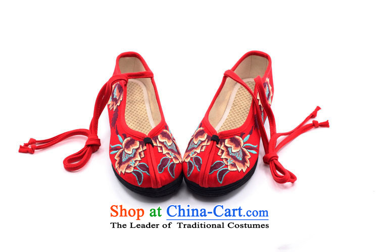 Is small and the ethnic embroidery pure cotton thousands of women's shoes bottom of Old Beijing ZCA11 mesh upper red 35 pictures, prices, brand platters! The elections are supplied in the national character of distribution, so action, buy now enjoy more preferential! As soon as possible.