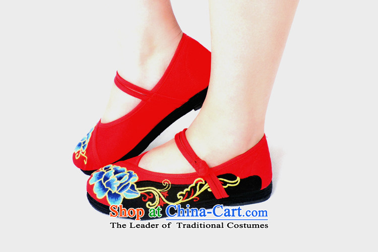Is small and pure cotton embroidered Dance Shoe Old Beijing mesh upper  picture 35 Red ZCA1312, prices, brand platters! The elections are supplied in the national character of distribution, so action, buy now enjoy more preferential! As soon as possible.