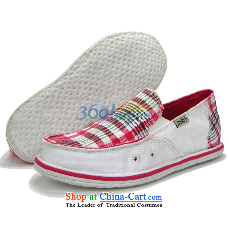 America and the girl-thousand-layer bottom manually canvas shoes stylish flat bottom pregnant women shoes mother shoe Old Beijing with flat women shoes comfort and breathability not tired feet spring and summer, latticed white 40,LEHASYI,,, shopping on th