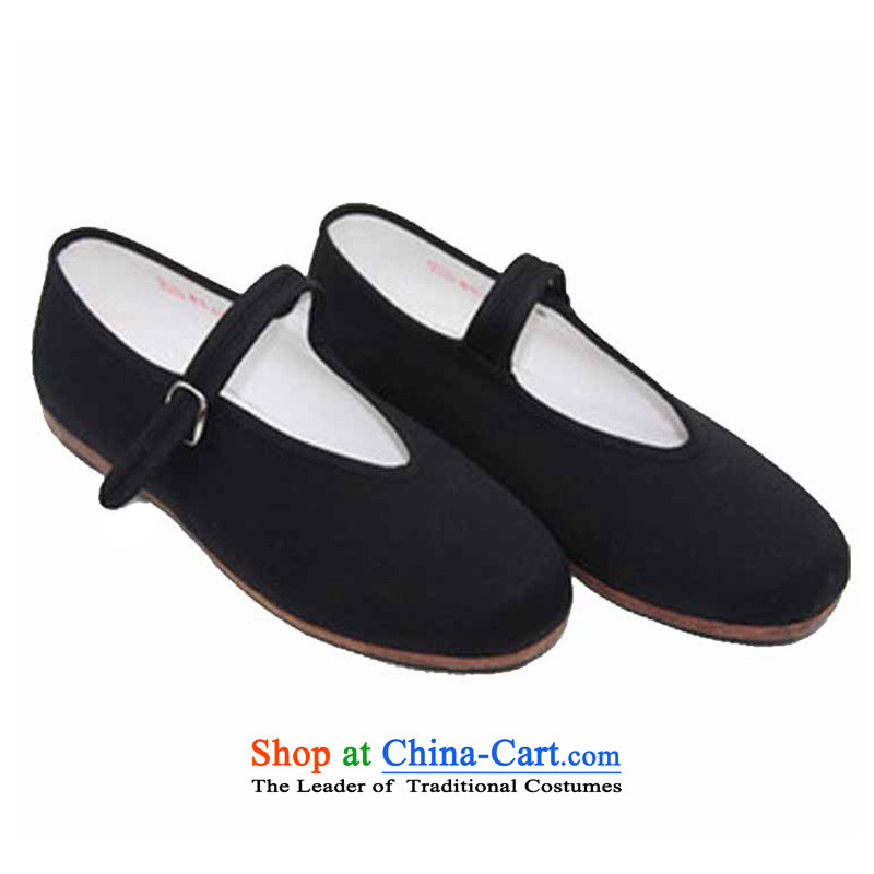 The same l and leather upper with mesh backplane Ms. manually old Beijing mesh upper for women at the bottom of the rubber surface of the Mulan Black 39 with l and shopping on the Internet has been pressed.