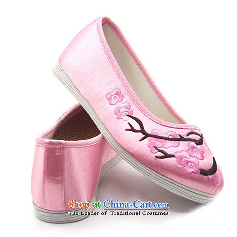 Is small and the old Beijing mesh upper ethnic Phillips-head end of thousands of women embroidered shoes ZCA2038 single pink 36 is small-mi (LOVELY BEAUTY , , , shopping on the Internet