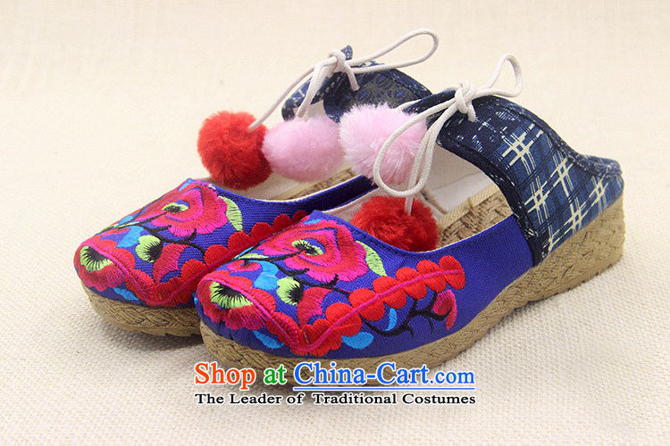 Is small and the ethnic embroidered slippers ZCA666 female header blue 39 pictures, prices, brand platters! The elections are supplied in the national character of distribution, so action, buy now enjoy more preferential! As soon as possible.