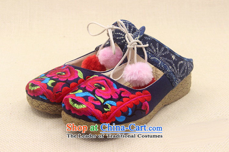 Is small and the ethnic embroidered slippers ZCA666 female header blue 39 pictures, prices, brand platters! The elections are supplied in the national character of distribution, so action, buy now enjoy more preferential! As soon as possible.