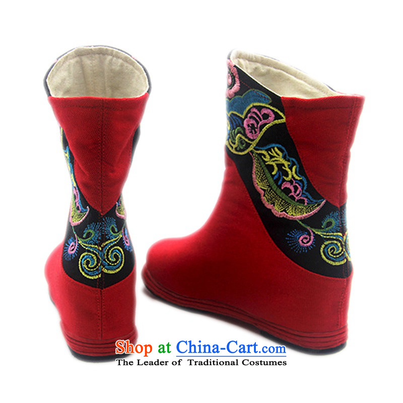 Is small and the old Beijing mesh upper for children of ethnic embroidery single boots ZCA06 red 39, is small-mi (LOVELY BEAUTY , , , shopping on the Internet