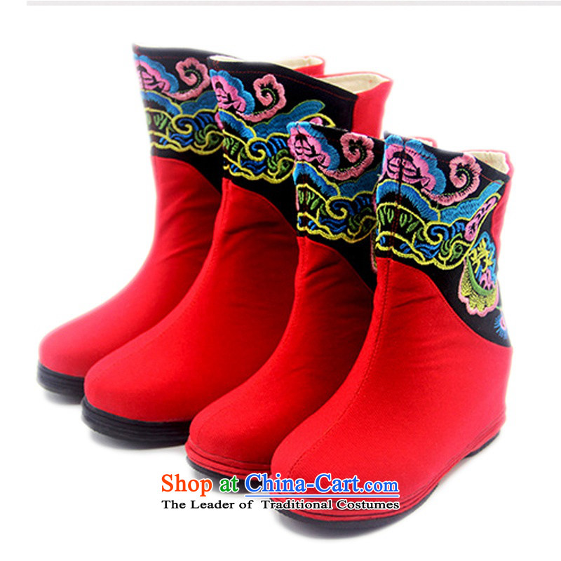 Is small and the old Beijing mesh upper for children of ethnic embroidery single boots ZCA06 red 39, is small-mi (LOVELY BEAUTY , , , shopping on the Internet