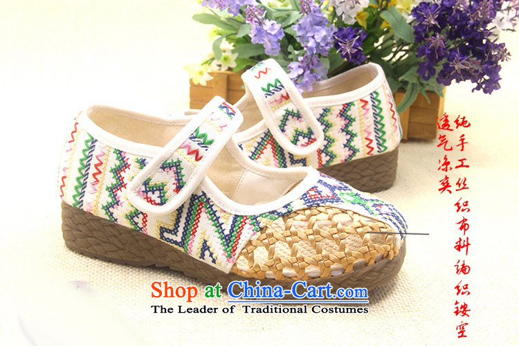 Is small and the old Beijing mesh upper embroidery engraving beef tendon bottom of ethnic ZCA608 sandals white 40 pictures, prices, brand platters! The elections are supplied in the national character of distribution, so action, buy now enjoy more preferential! As soon as possible.