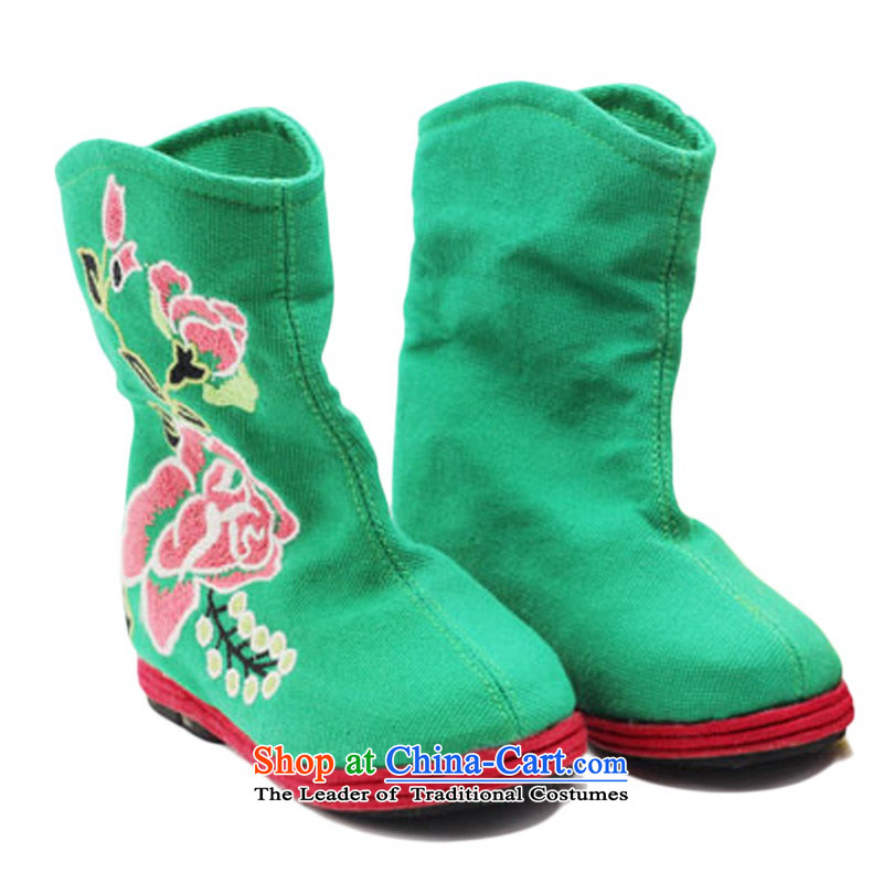 Is small and the old Beijing mesh upper ethnic Mudan increased within embroidery female boots ZCA, H02 red 39, is small-mi (LOVELY BEAUTY , , , shopping on the Internet