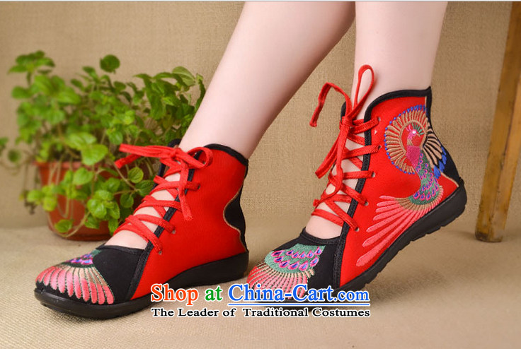 Pick the 2015 autumn and winter of Old Beijing mesh upper women shoes embroidered Dance Shoe cross-Strap-flat bottom single shoe ethnic mother square dancing shoes black 37 pictures, prices, brand platters! The elections are supplied in the national character of distribution, so action, buy now enjoy more preferential! As soon as possible.