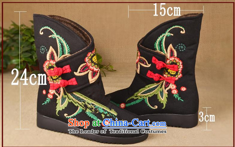 2015 Winter Olympics) the old Beijing mesh upper for embroidery cotton shoe ethnic Ms. wind retro-thick boots warm Dance Shoe girl detained in boot disk boots picture, prices, brand platters! The elections are supplied in the national character of distribution, so action, buy now enjoy more preferential! As soon as possible.