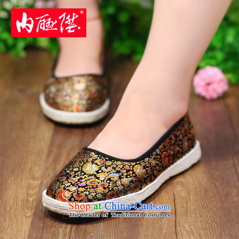 Inline l women shoes mesh upper hand bottom-gon thousands of thousands yuan shoe polish tapestries sea is smart casual old Beijing 8716A mesh upper black suit 37, inline l , , , shopping on the Internet