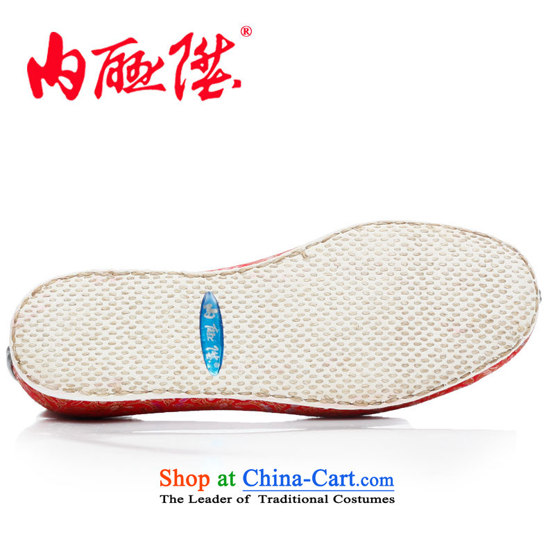 Inline l mesh upper female cotton shoes hand-thousand-layer encryption on the bottom tapestries cotton shoes of Old Beijing 8235FA mesh upper red 40XL, inline l , , , shopping on the Internet