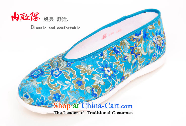 Inline l women shoes mesh upper hand bottom layer encryption encryption thousands of $brocade coverlets women shoes is smart casual shoes 8257A old Beijing Green 38 pictures, prices, brand platters! The elections are supplied in the national character of distribution, so action, buy now enjoy more preferential! As soon as possible.