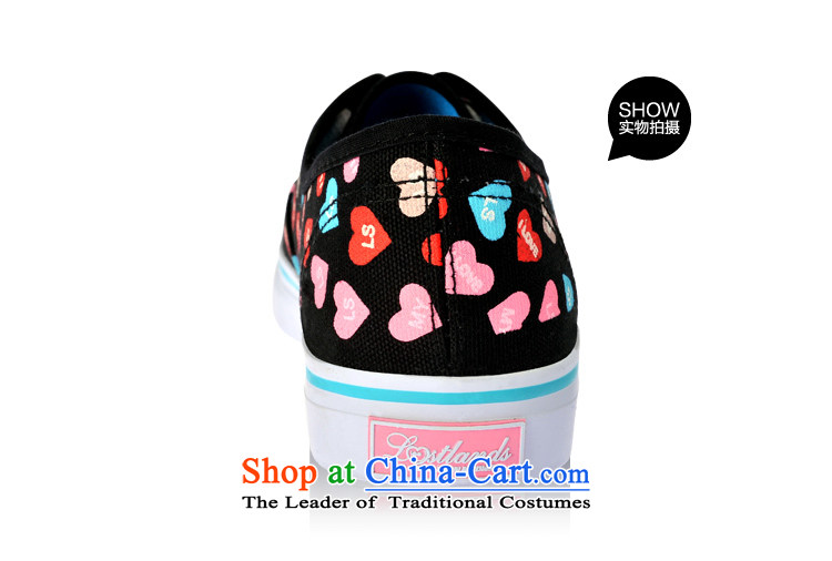 Good rain season fashion color girl-Low colorful love canvas shoes as figure EURO 37 - equal to a standard Code Code 38 pictures, prices, brand platters! The elections are supplied in the national character of distribution, so action, buy now enjoy more preferential! As soon as possible.