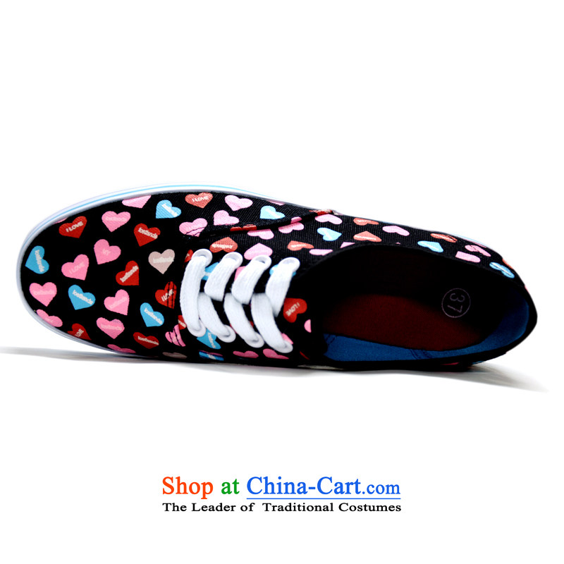 Good rain season fashion color girl-Low colorful love canvas shoes as figure EURO 37 - equal to a standard Code 38 Decode, good rain season (A GOOD RAIN KNOWS) , , , shopping on the Internet