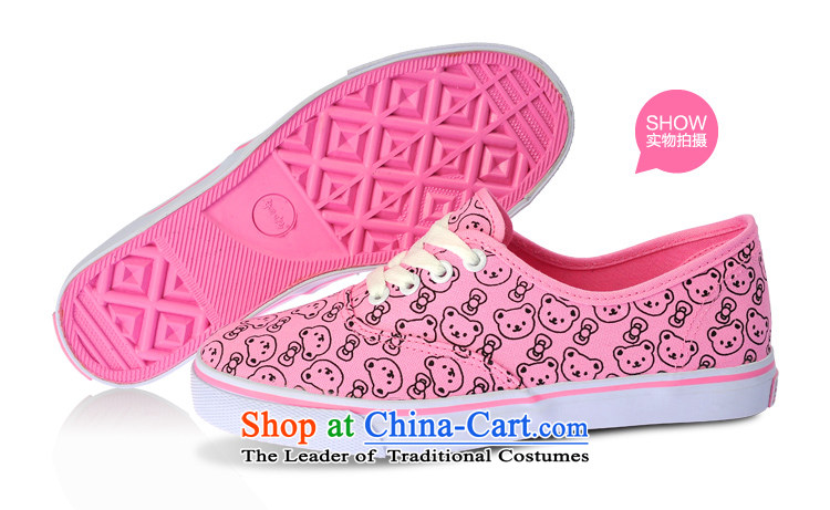 Good rain season when the timeout of Cubs cartoon female hand-painted a light pink color with a low canvas shoes as the OSCE Code 37 - equivalent to 38 standard code for pictures, prices, brand platters! The elections are supplied in the national character of distribution, so action, buy now enjoy more preferential! As soon as possible.