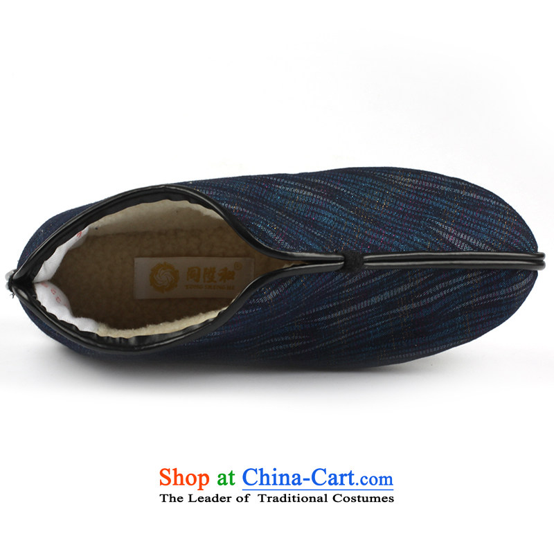 The L and the old Beijing mesh upper end of thousands of cotton shoes warm winter manually cotton shoes glue cotton blue 38, 681 of the same l and shopping on the Internet has been pressed.