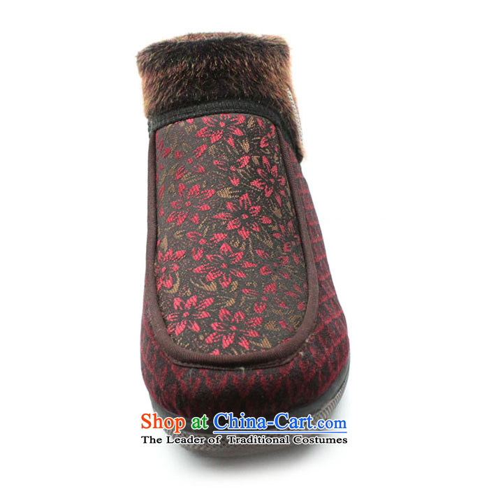 Winter new old Beijing mesh upper female plush cotton shoes warm casual shoes mother shoe cloth cotton shoes L21-19 brown 39 pictures, prices, brand platters! The elections are supplied in the national character of distribution, so action, buy now enjoy more preferential! As soon as possible.
