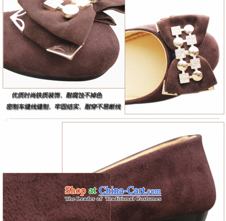 Welcomes the clear spring and autumn XQ/ old Beijing ultra-lightweight mesh upper with sweet bow tie womens single shoes, casual and comfortable shoes C-a02 Brown 40 pictures, prices, brand platters! The elections are supplied in the national character of distribution, so action, buy now enjoy more preferential! As soon as possible.