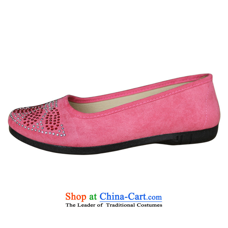 Welcomes the definition of Old Beijing mesh upper comfort and breathability mother shoe flat bottom casual women-mother shoe hot walking shoes 905 pink 38, Yan Ching (XQ) , , , shopping on the Internet