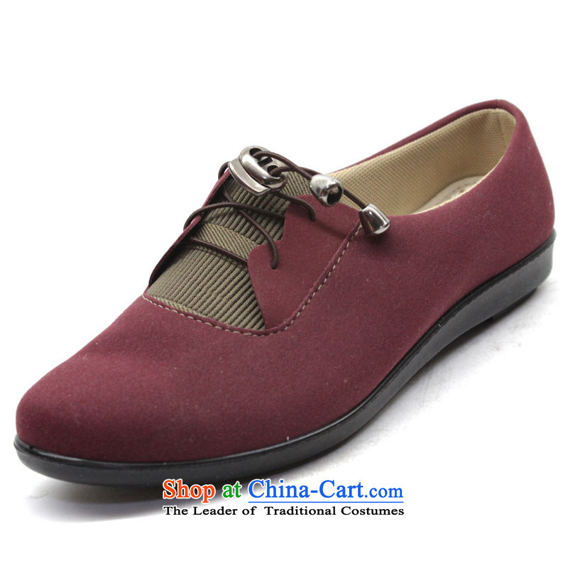 2013 new old Beijing shoes, casual women shoes everyday low tether breathable womens single shoe light anti-skid shoe smaller mother shoe YN902 coffee-colored with l , , , 39 Fuk Shopping on the Internet